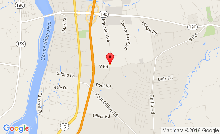 Google Map of 99 Phoenix Ave, Enfield, CT 06082